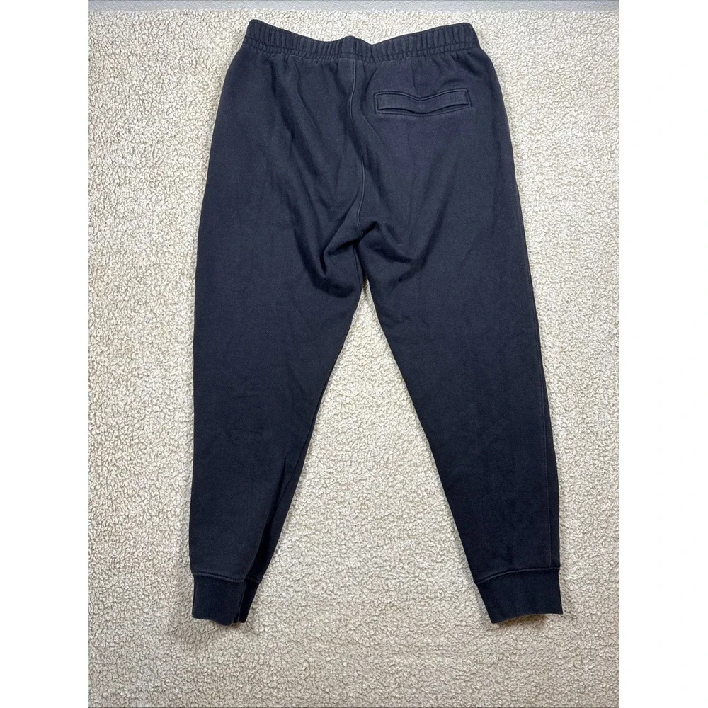 Nike Pants Mens Medium Black Fleece Sweatpants Joggers Elastic Waist BV2671-010